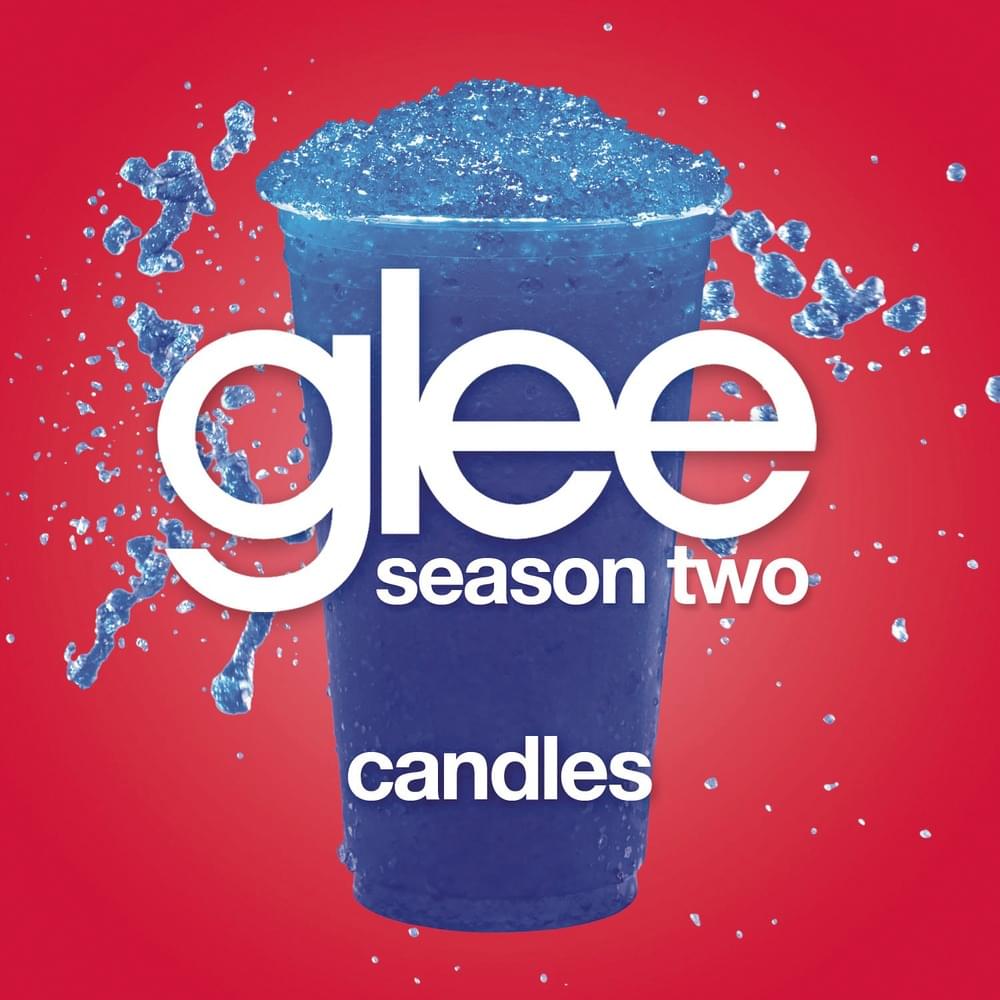 Album cover art for "Candles" by Glee Cast