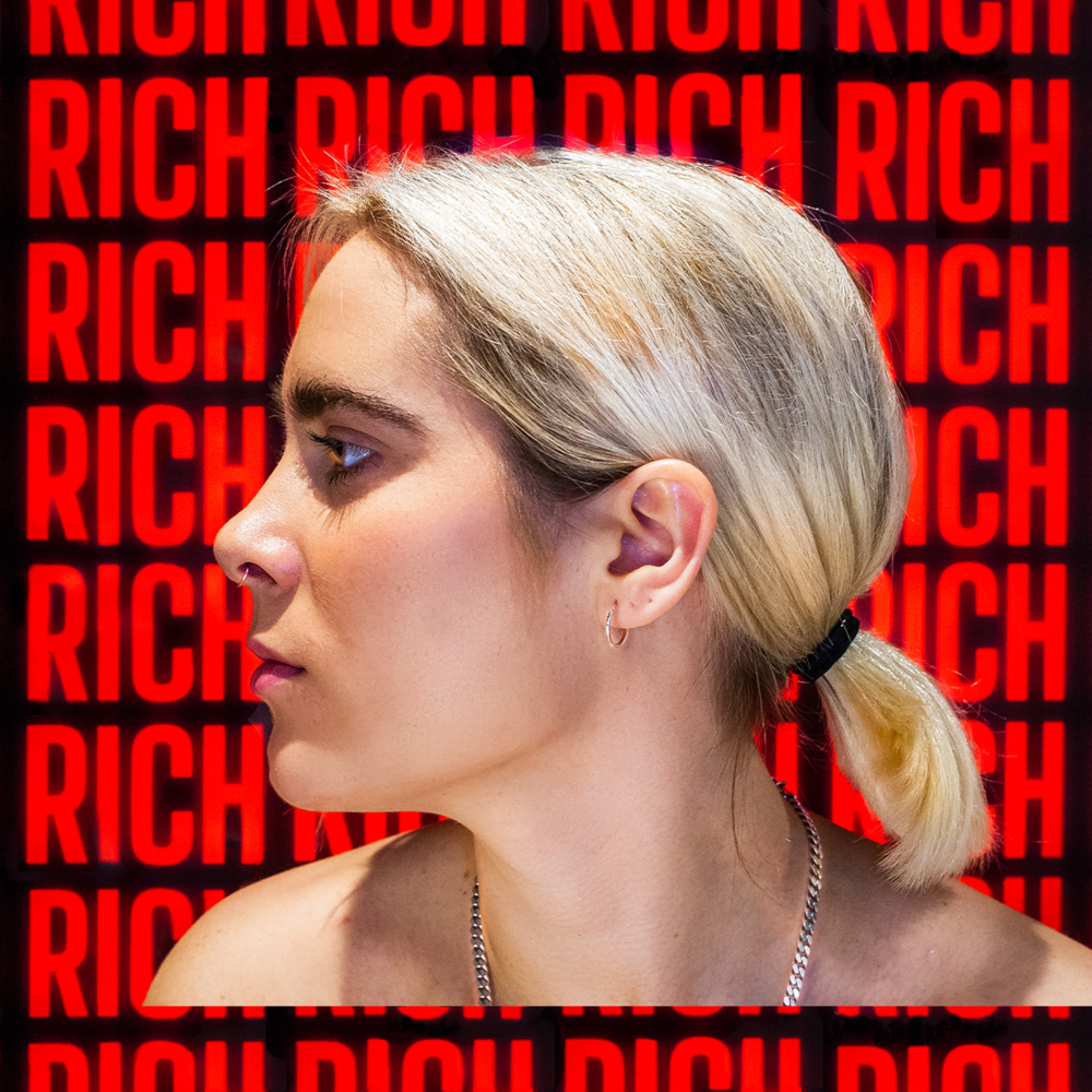 Album cover art for "Rich" by Julia Alfrida