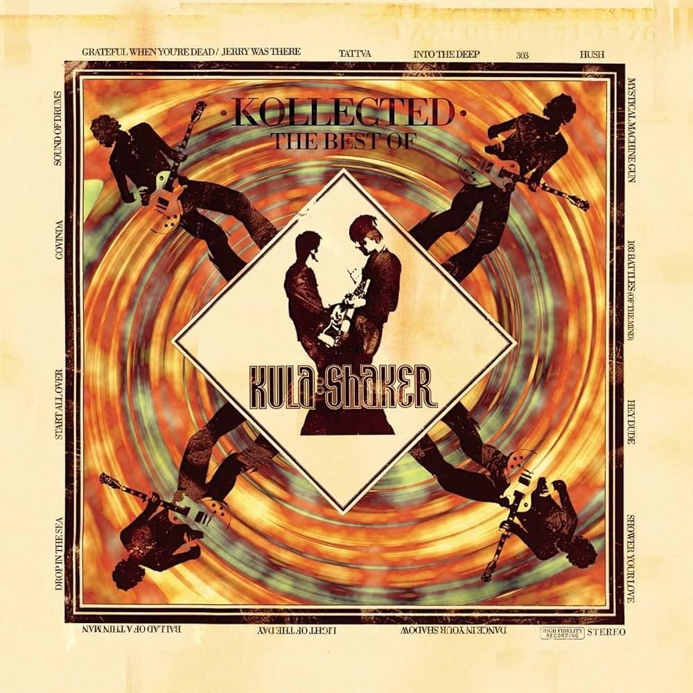 Album cover art for "Drop in the Sea" by Kula Shaker