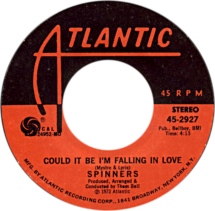 Album cover art for "Could It Be I’m Falling in Love" by The Spinners