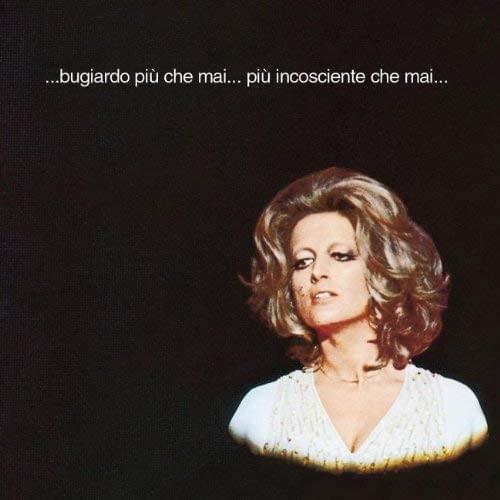 Album cover art for "Bugiardo e incosciente" by Mina