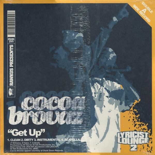Album cover art for "Get Up" by Rawkus Records