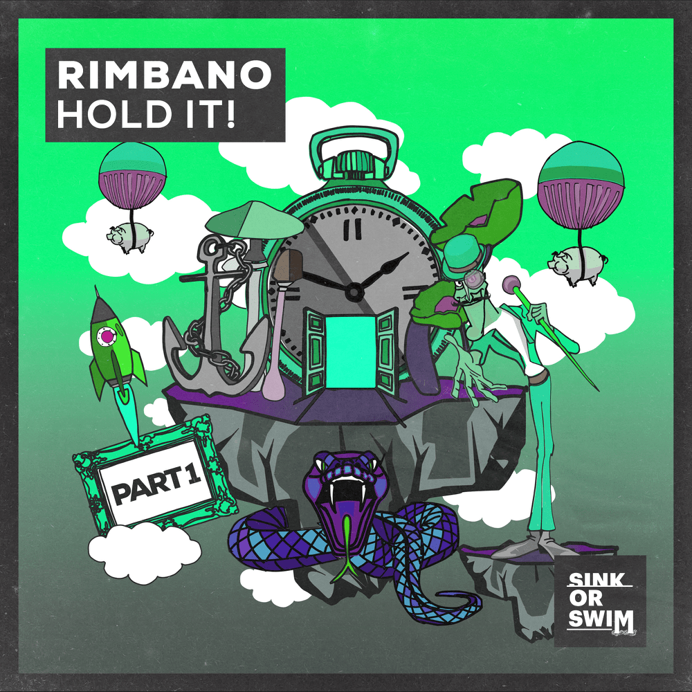 Album cover art for "Hold It!" by ESSED
