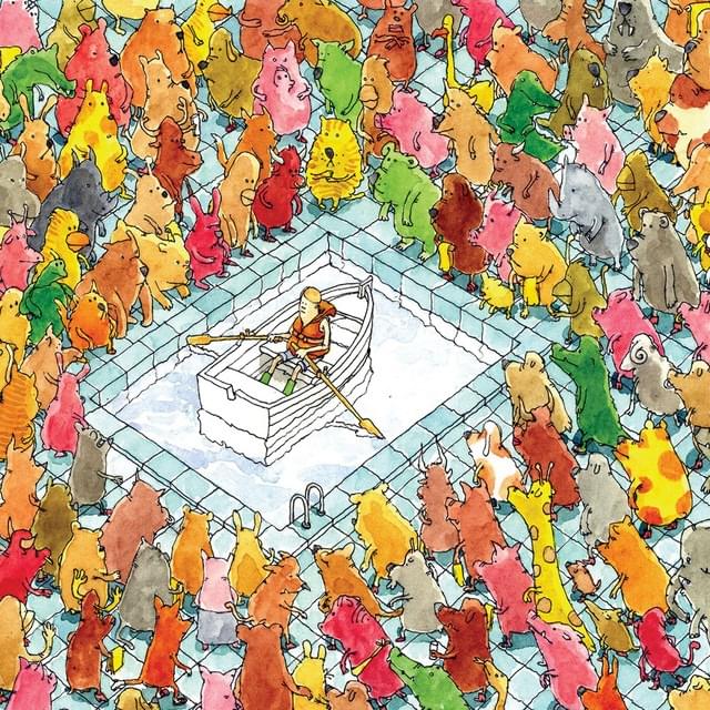 Album cover art for "Tree Village" by Dance Gavin Dance