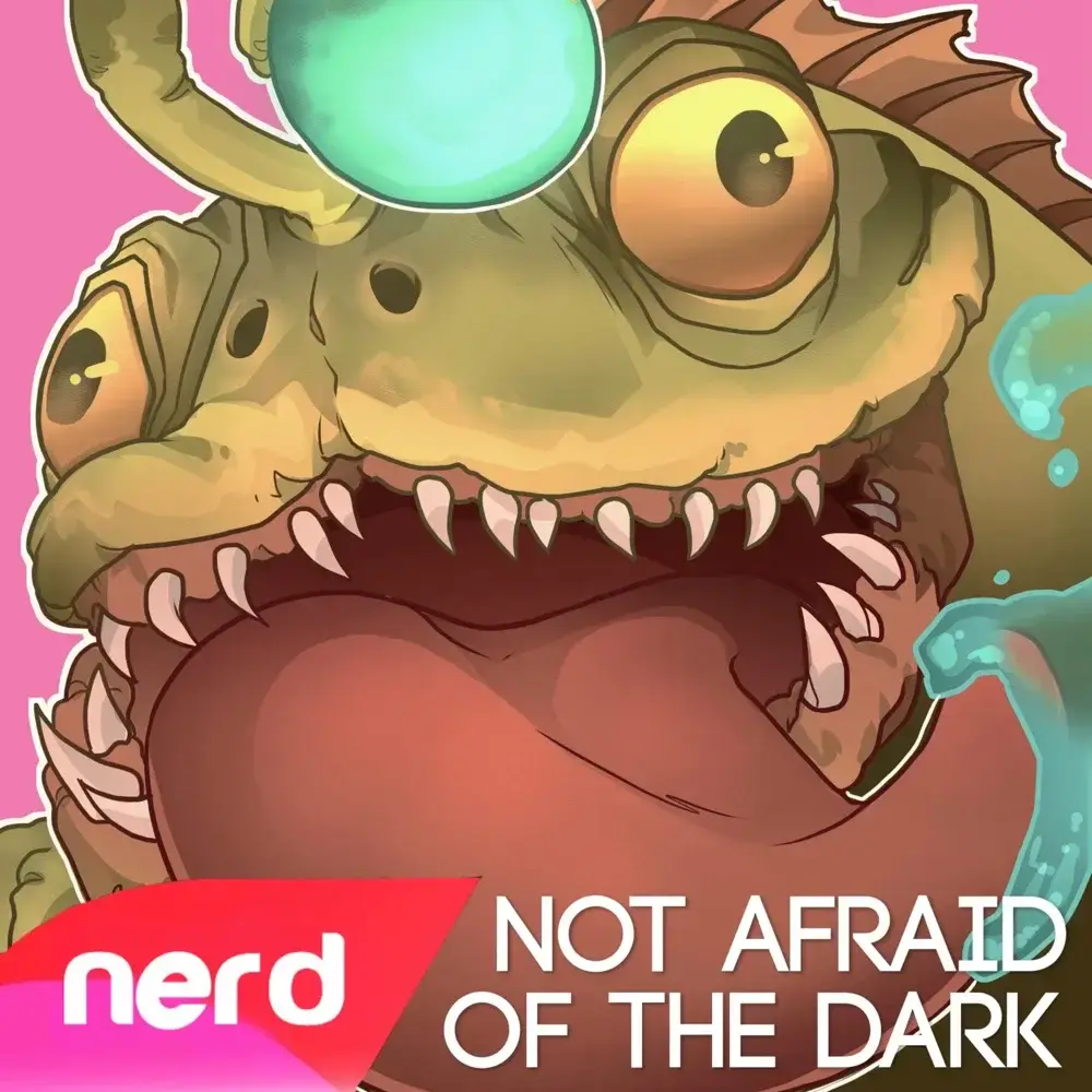 Album cover art for "Not Afraid of the Dark" by NerdOut