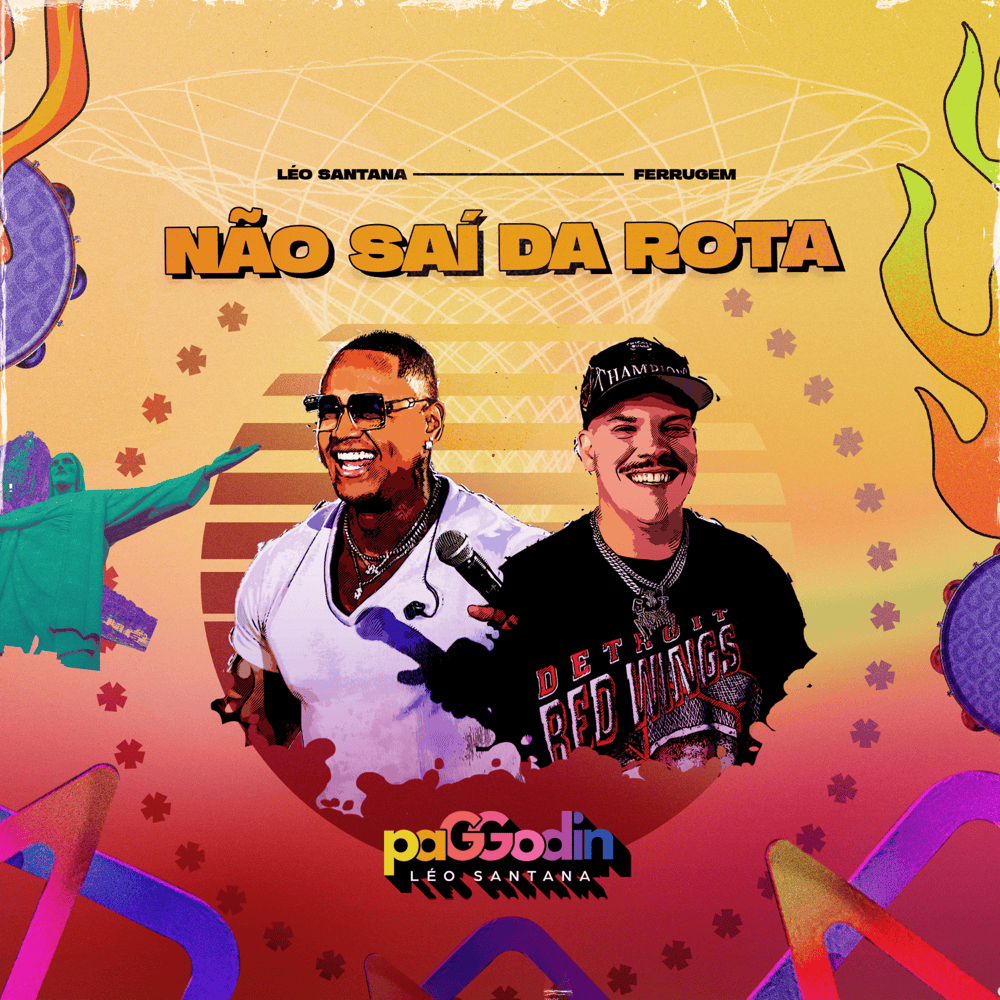 Album cover art for "Não Saí da Rota (Ao Vivo)" by Léo Santana