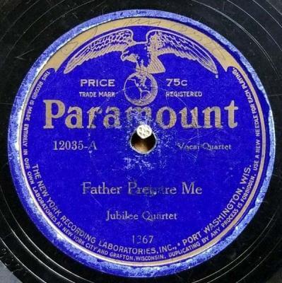 Album cover art for "Father Prepare Me" by Norfolk Jazz & Jubilee Quartette