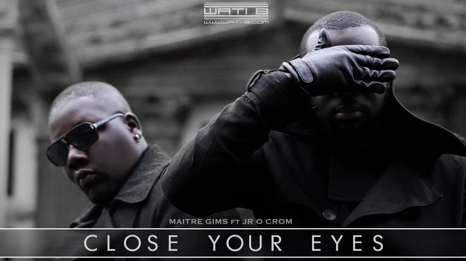 Album cover art for "Close your Eyes" by GIMS & JR O Crom