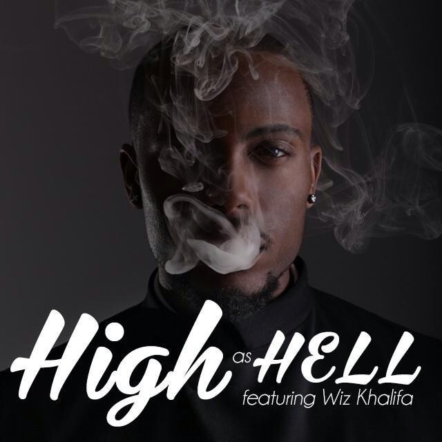 Album cover art for "High As Hell" by B.o.B & Wiz Khalifa
