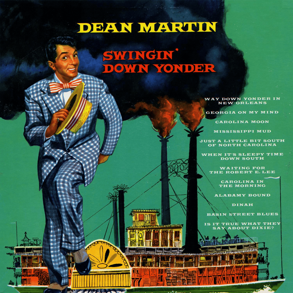 Album cover art for "Waiting for the Robert E. Lee" by Dean Martin