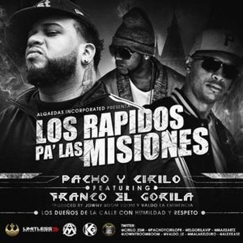 Album cover art for "Los Rápidos Pa Las Misiones" by Pacho & Cirilo & Franco “El Gorila”