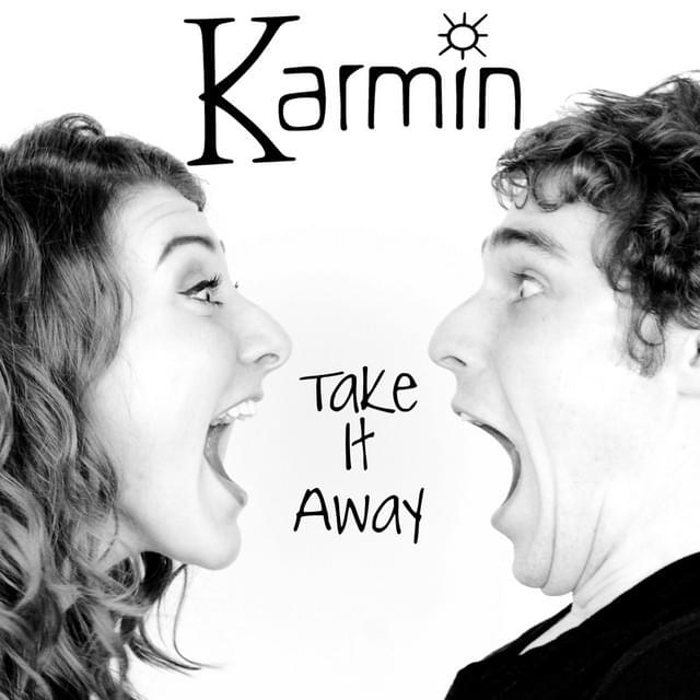 Album cover art for "Take It Away" by Karmin