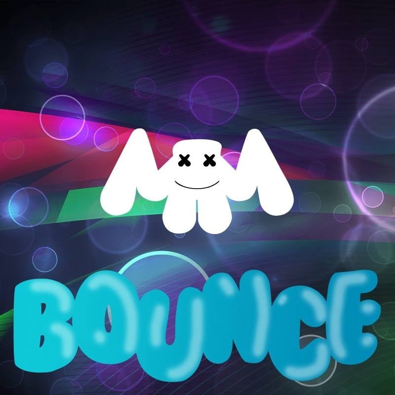 Album cover art for "Bounce" by Marshmello