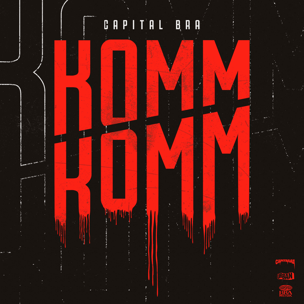 Album cover art for "Komm komm" by Capital Bra