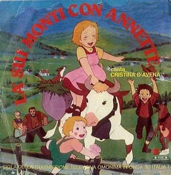 Album cover art for "L� sui monti con Annette" by Cristina D’Avena