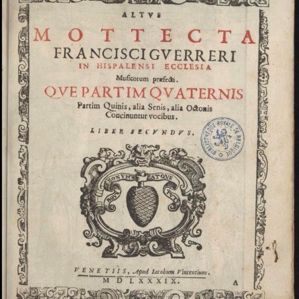 Sancta et immaculata by Francisco Guerrero
