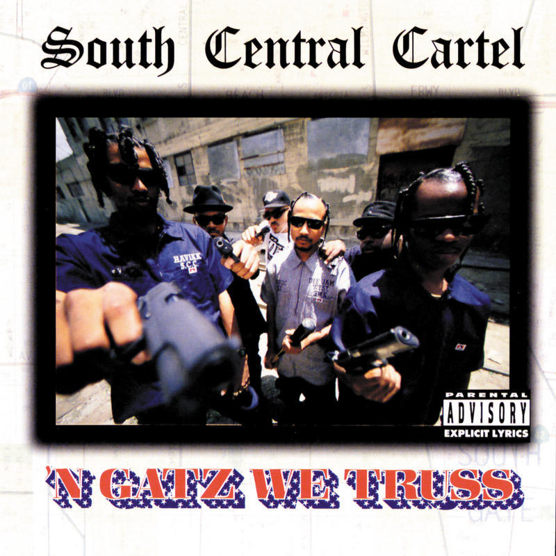 Album cover art for "Servin ’Em Heat" by Rockstar Games
