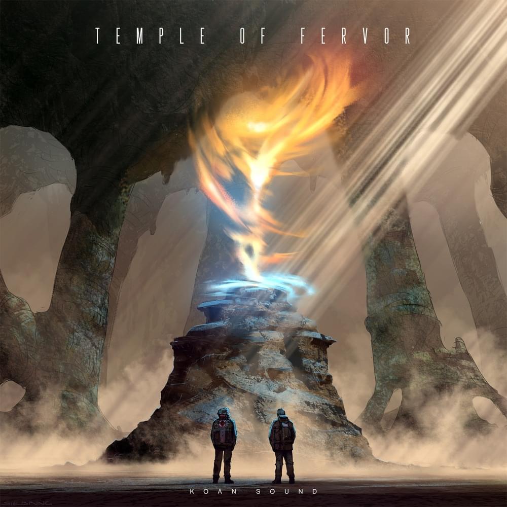 Album cover art for "Temple of Fervor" by KOAN Sound
