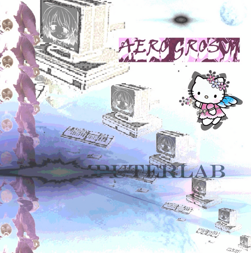 Album cover art for "COMPUTERLAB" by AERO GROS M