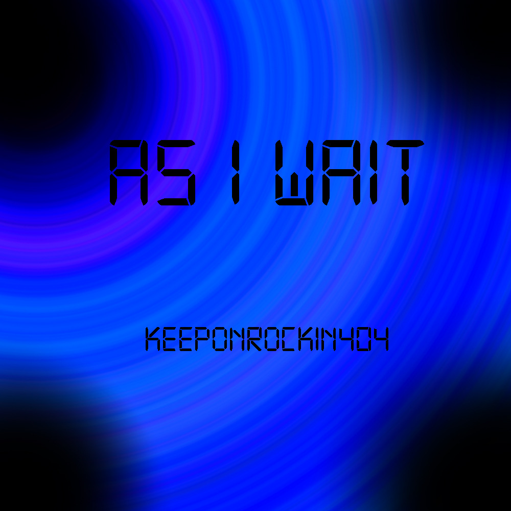 Album cover art for "As I Wait" by 404