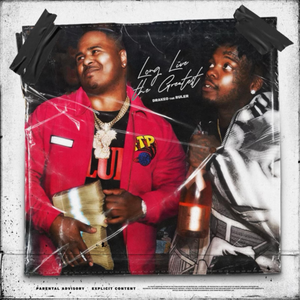 Album cover art for "Long Live The Greatest" by Drakeo the Ruler