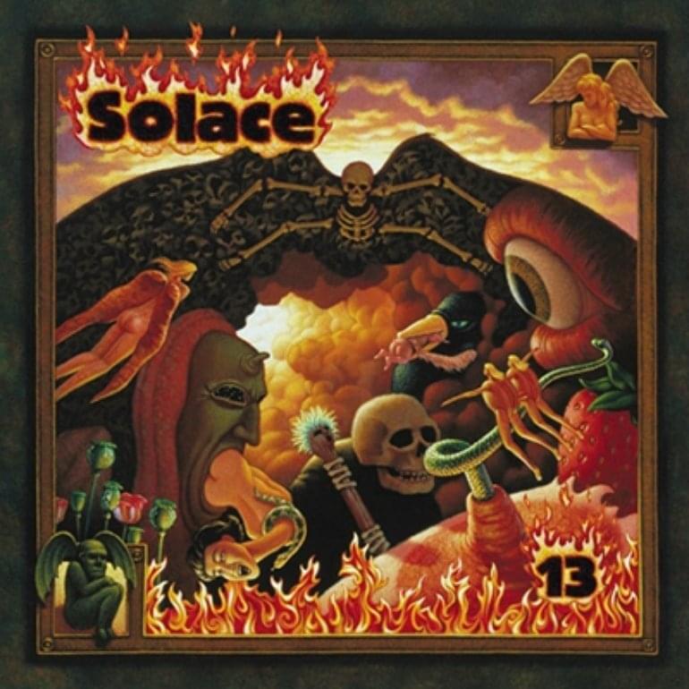 Album cover art for "Indolence" by Solace (Heavy Metal)