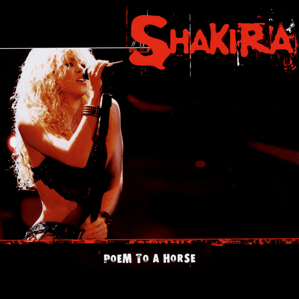 Album cover art for "Poem to a Horse (Live)" by Shakira