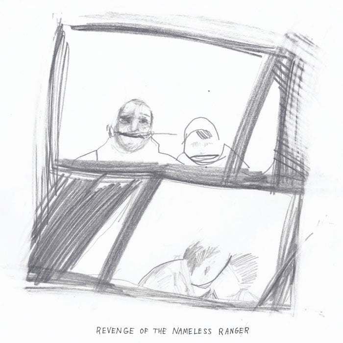Album cover art for "Revenge of the Nameless Ranger" by Modern Baseball