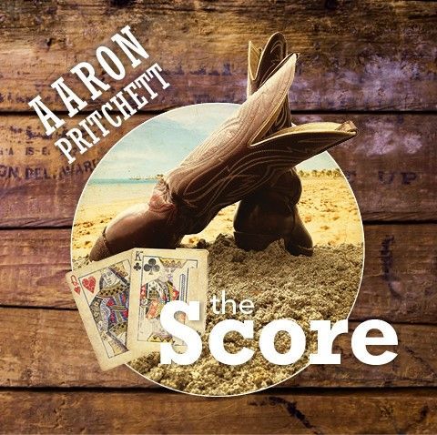 Album cover art for "Out Of The Blue" by Aaron Pritchett