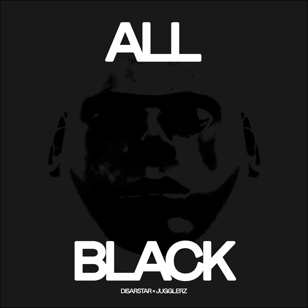 Album cover art for "All black" by Disarstar