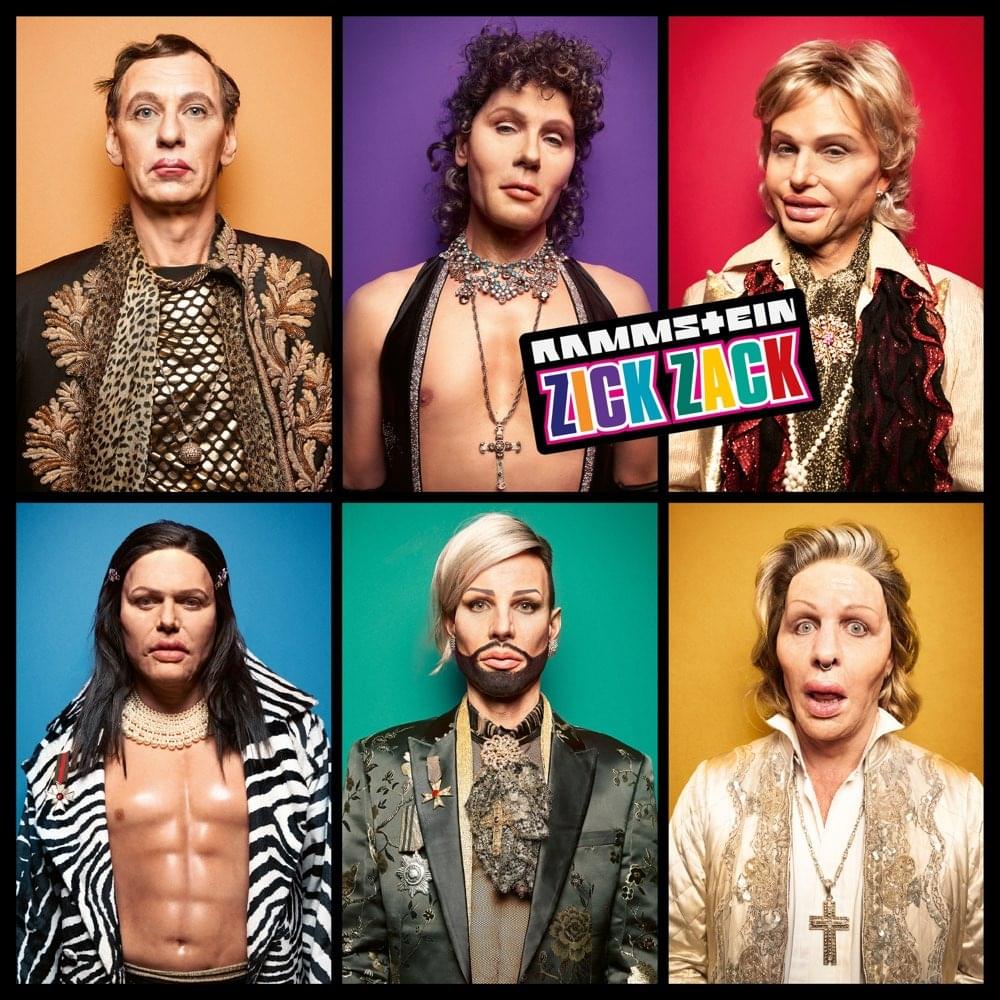 Album cover art for "Zick Zack (Remix by Boys Noize)" by Rammstein