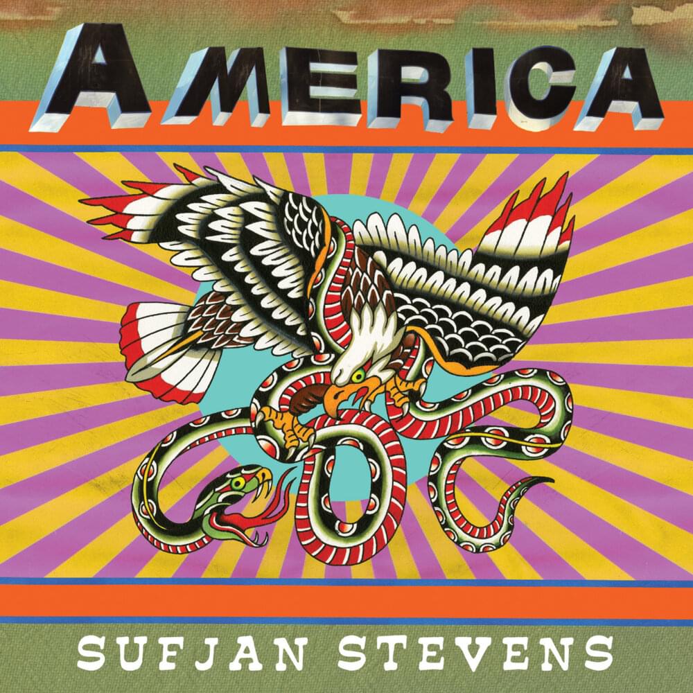Album cover art for "America" by Sufjan Stevens