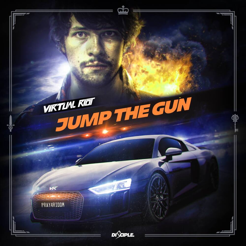 Album cover art for "Jump The Gun" by Virtual Riot