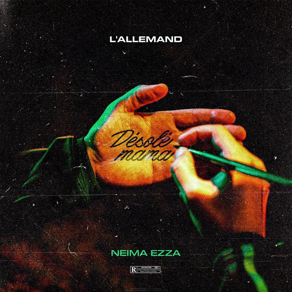 Album cover art for "Désolé mama" by L’Allemand & Neima Ezza