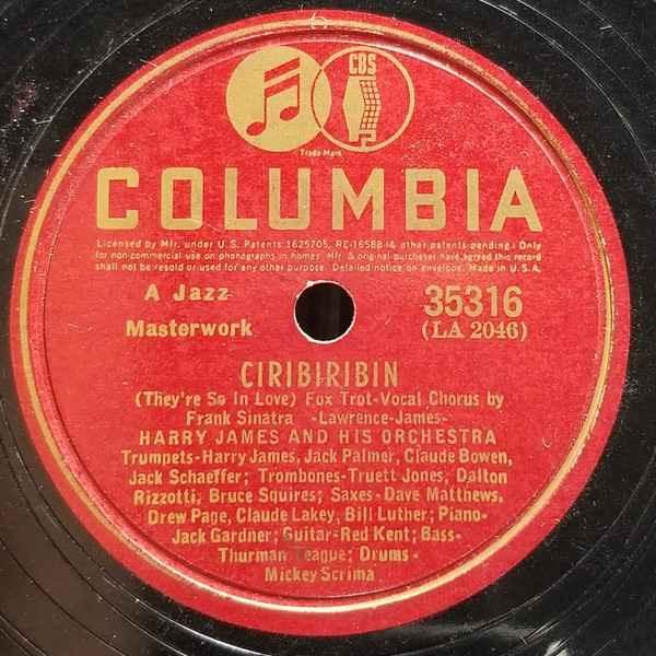 Ciribiribin (They’re So In Love) by Harry James and His Orchestra