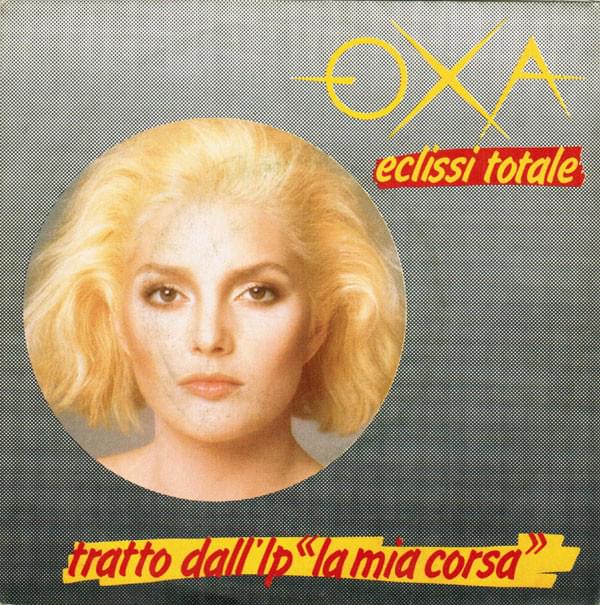 Album cover art for "Eclissi totale" by Anna Oxa