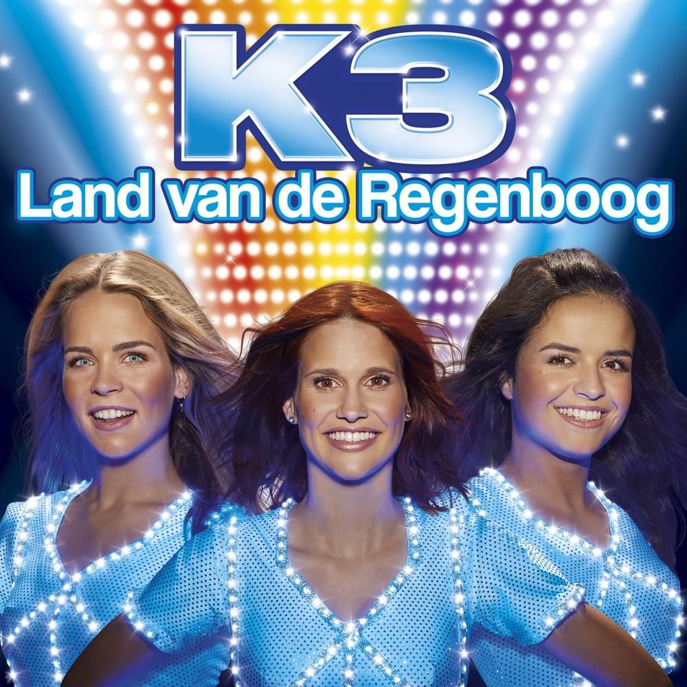 Album cover art for "Land van de Regenboog" by K3