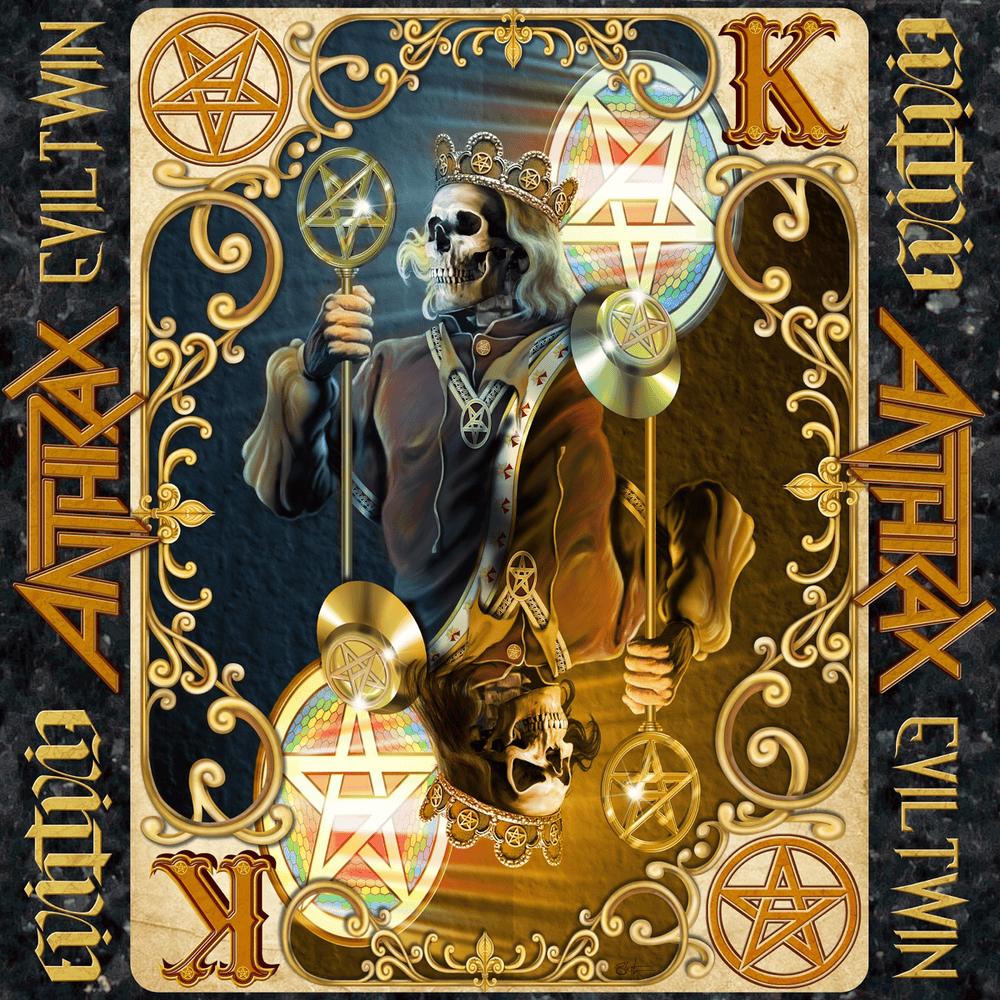 Album cover art for "Evil Twin" by Anthrax