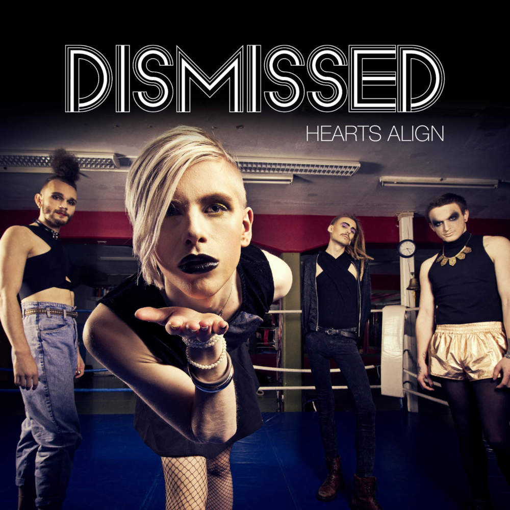 Album cover art for "Hearts Align" by Dismissed