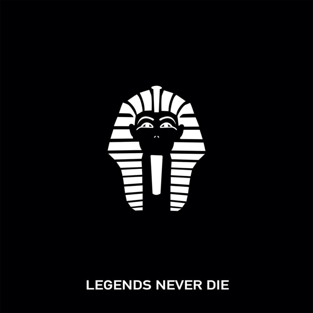 Album cover art for "Legends Never Die" by Chris Webby