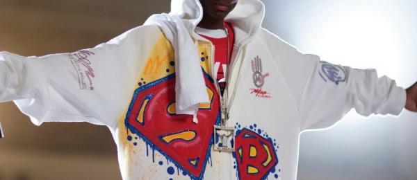 Album cover art for "Superman" by Hustensaft Jüngling & Money Boy
