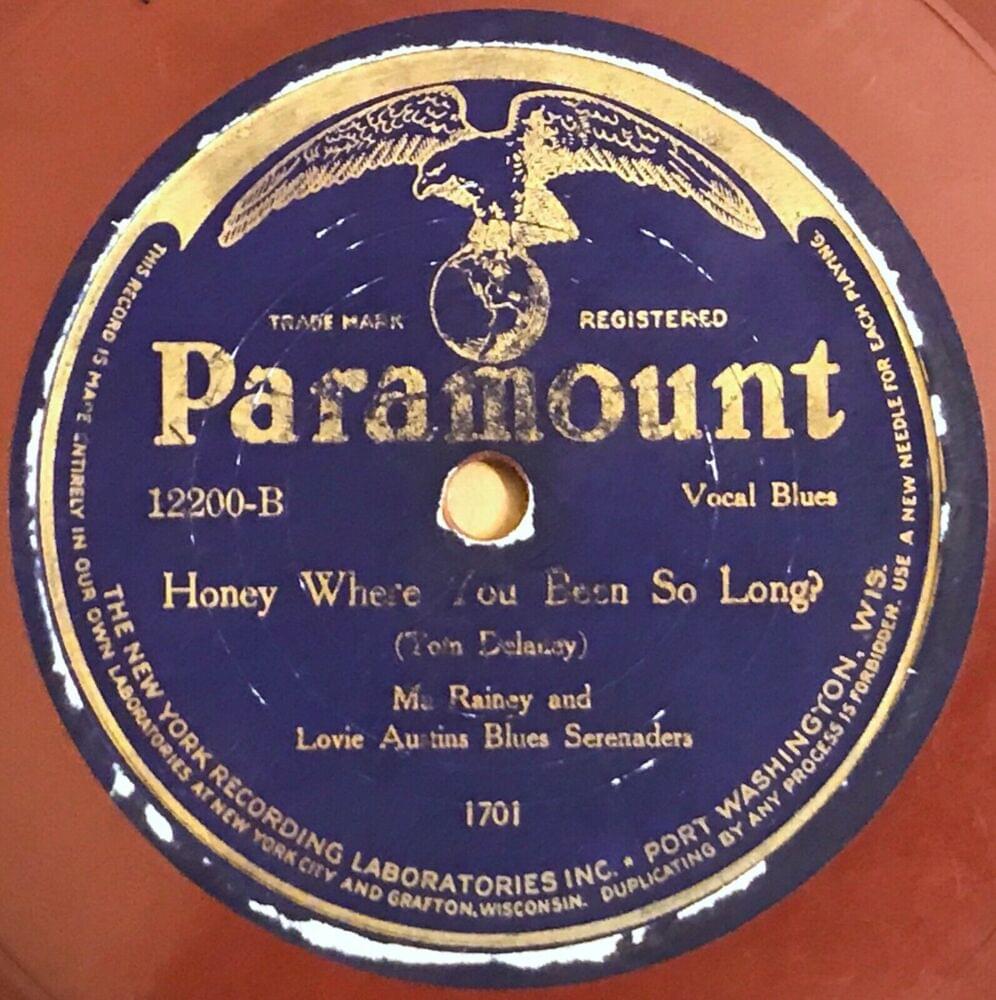Album cover art for "Honey Where You Been So Long?" by Ma Rainey