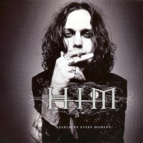 Album cover art for "Heartache Every Moment" by HIM (FIN)