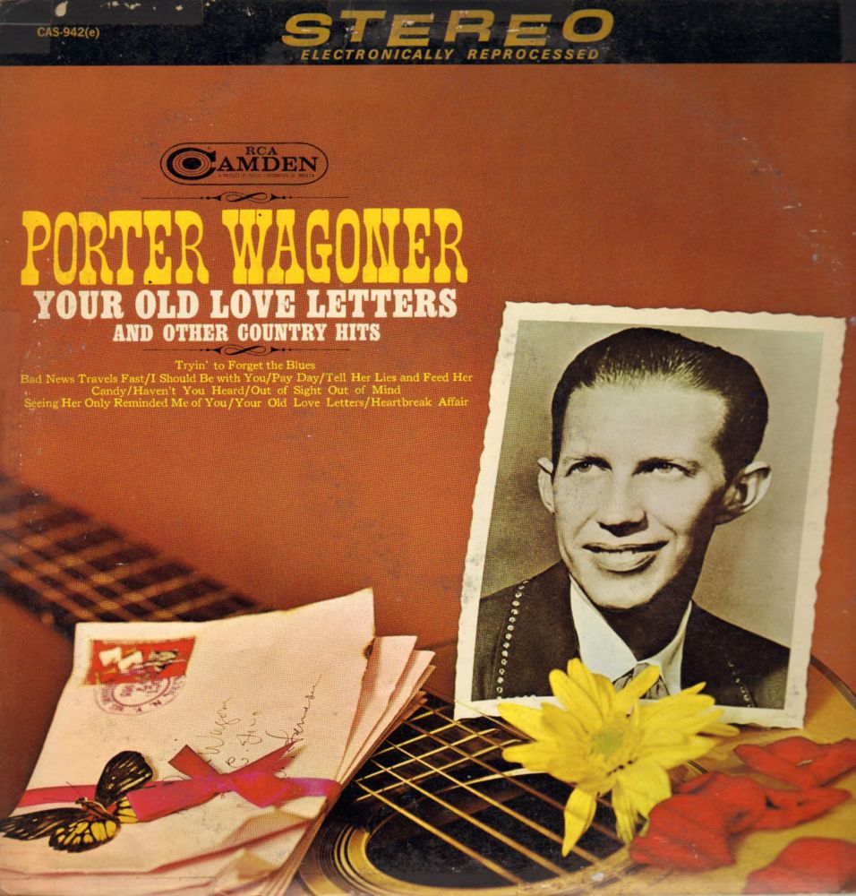 Album cover art for "Tryin’ to Forget the Blues" by Porter Wagoner