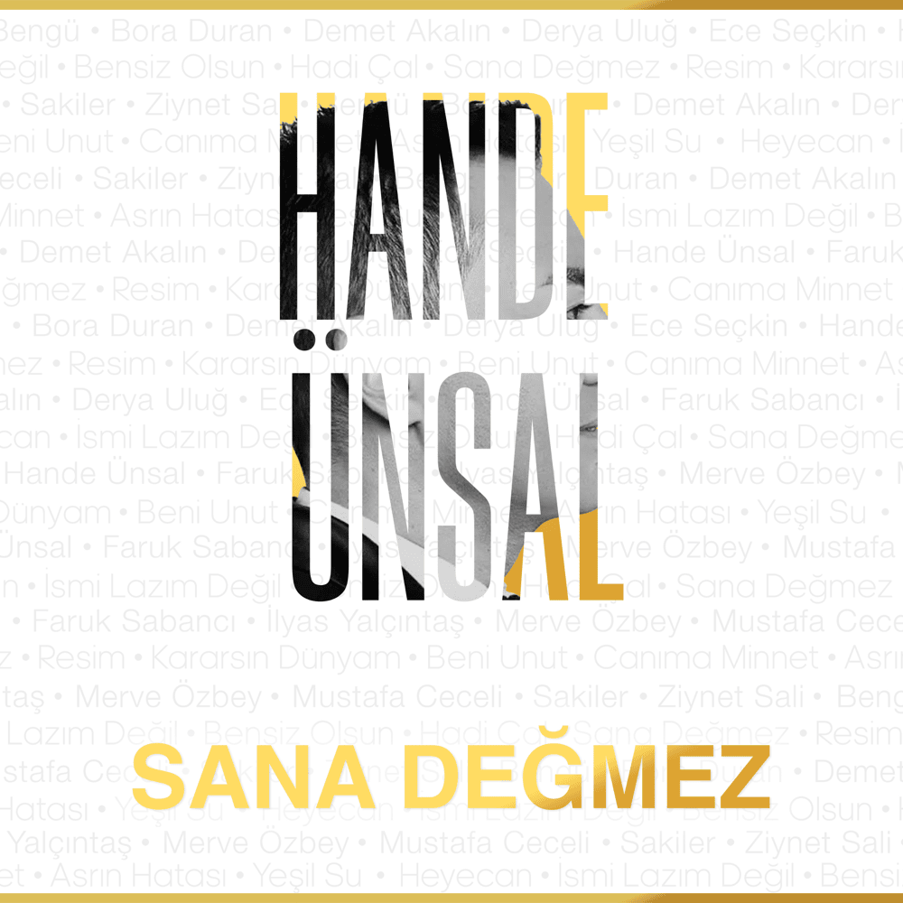 Album cover art for "Sana Değmez" by Hande Ünsal