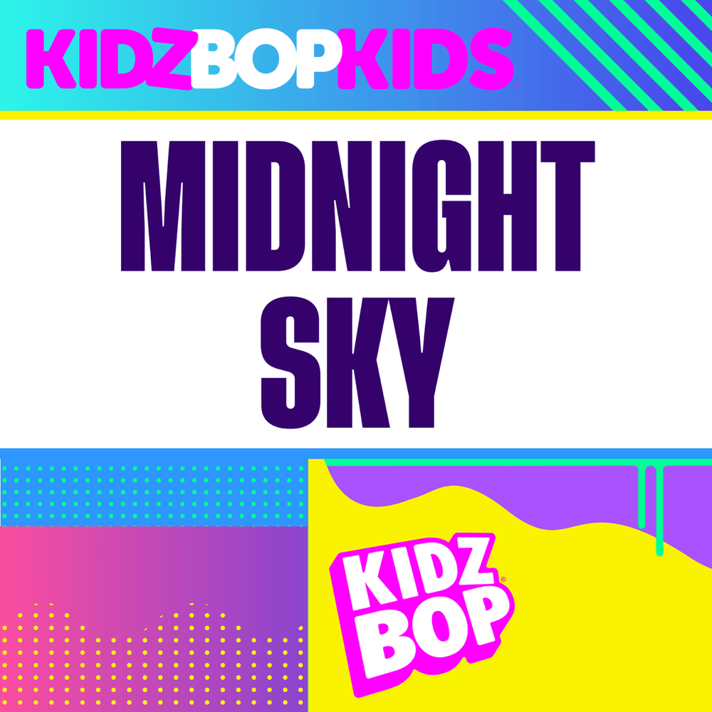 Album cover art for "Midnight Sky" by KIDZ BOP Kids