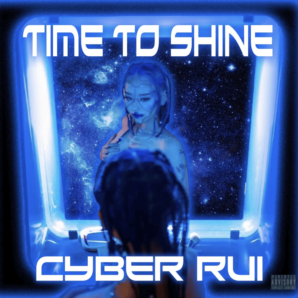 Album cover art for "GET IT" by CYBER RUI & HAKU (Rapper)