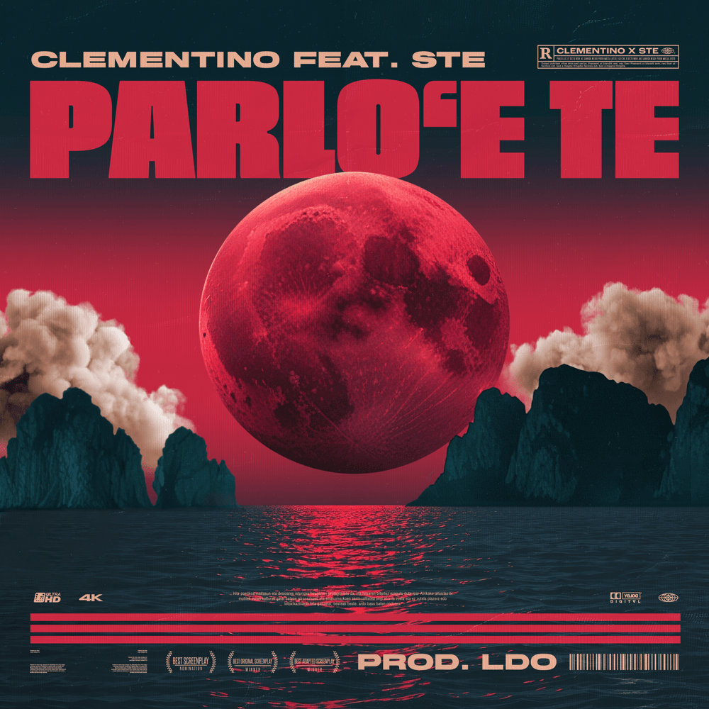 Album cover art for "PARLO ’E TE (Luna Rossa)" by Clementino & STE (cantante)