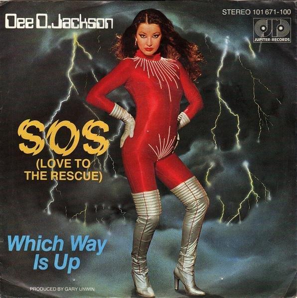 Album cover art for "SOS (Love To The Rescue)" by Dee D. Jackson
