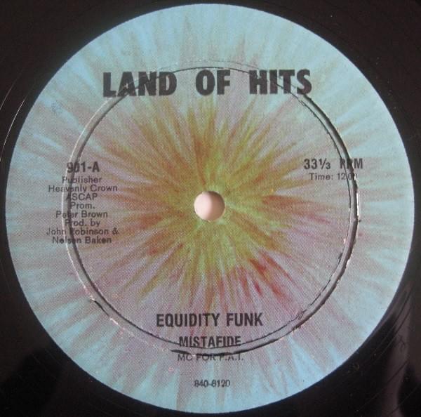 Album cover art for "Equidity Funk" by Mistafide